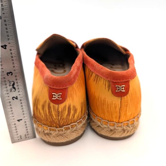 Sam Edelman Kai 2 Espadrille Loafer Shoes Women's Marigold Multi Size US5M EU35 - Picture 4 of 11